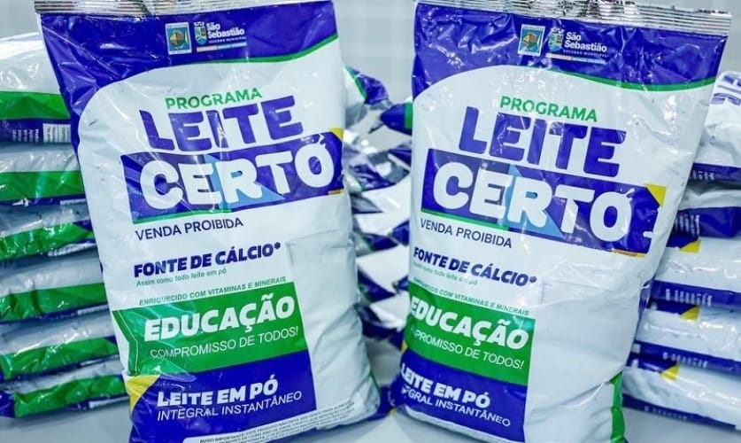 São Sebastião inicia distribuição do programa Leite Certo para famílias cadastradas