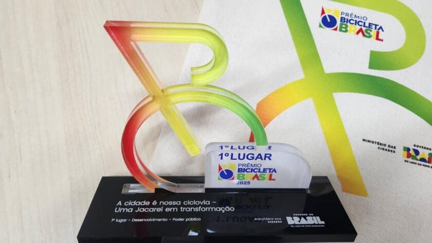 Jacareí conquista 1º lugar no Prêmio Bicicleta Brasil 2025 com projeto de mobilidade cicloviária