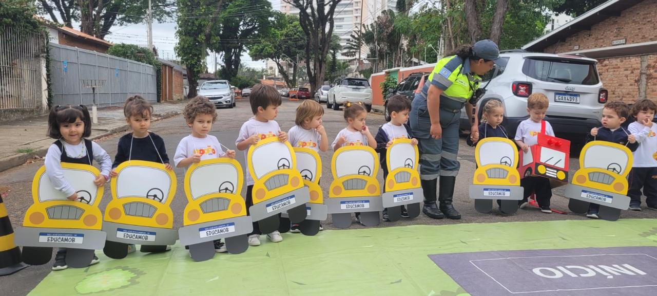 Shopping Jardim Oriente promove circuito infantil de trânsito em ação do Maio Amarelo em São José dos Campos