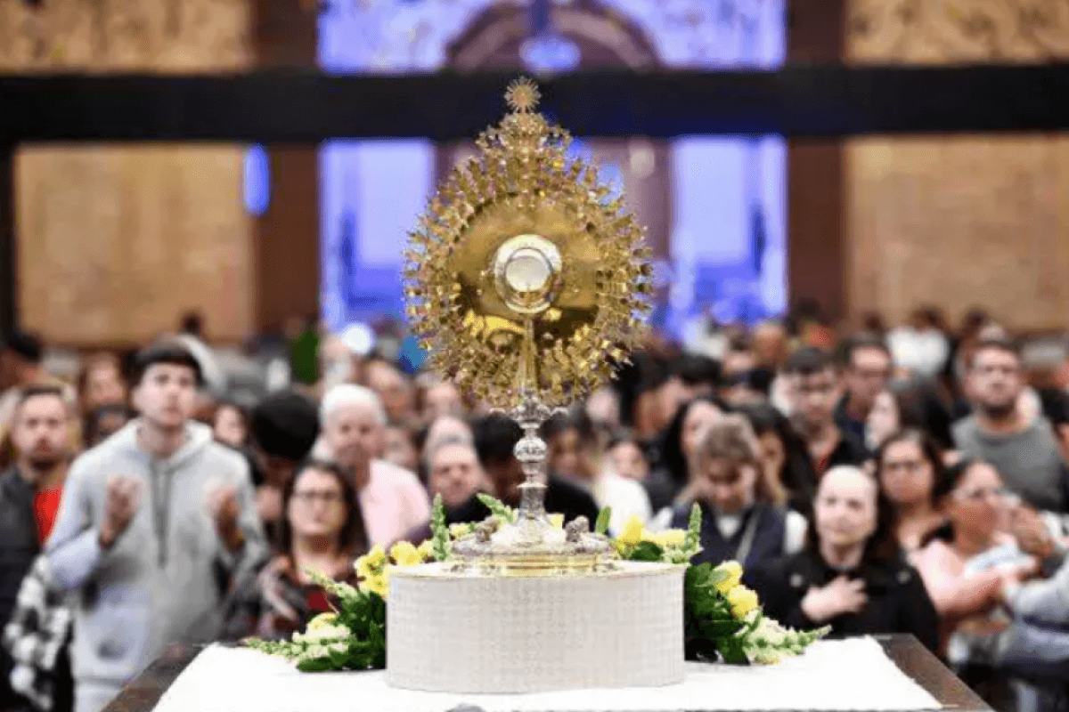 Dom Mário Antônio preside pela primeira vez celebração de Corpus Christi no Santuário Nacional de Aparecida