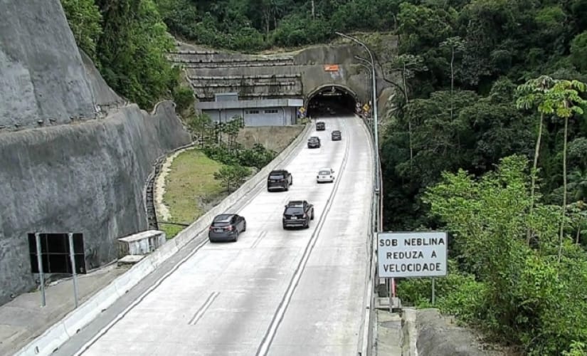 Concessionária Tamoios fará manutenção noturna em túneis do Contorno Sul nesta semana