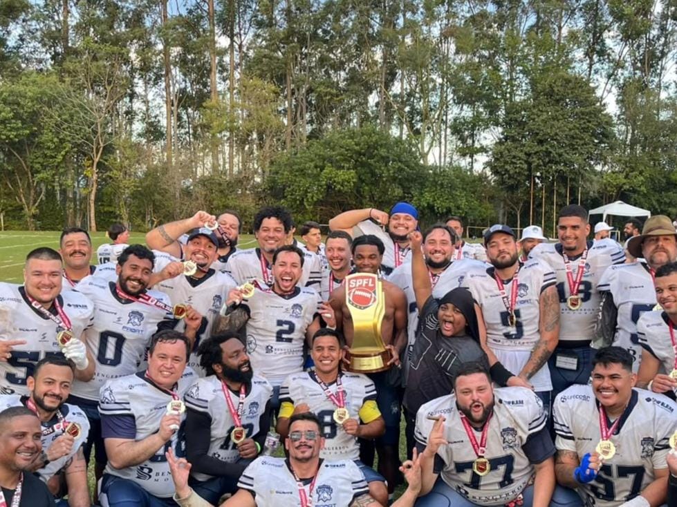 Taubaté Football conquista Série Ouro e garante acesso à elite do futebol americano paulista
